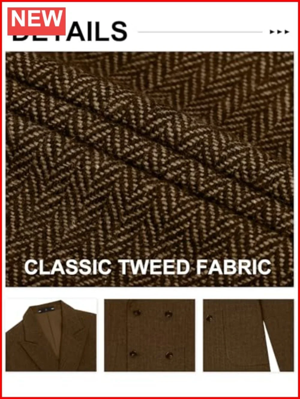 N/A formal herringbone